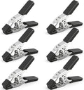HORUSDY 6-Piece 6 inch Spring Clamp, Heavy Duty Spring Metal Spring Clamps, 2.5 - inch Jaw opening (6-Piece)