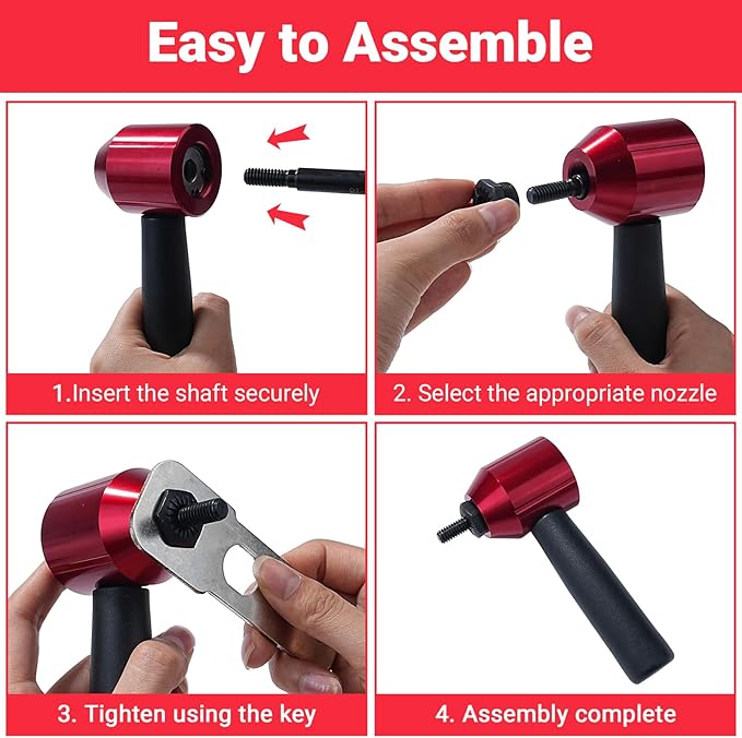 Drill Adapter Tool Kit, Cordless Rivnut Tool Gun with 13 Mandrels & 290 Rivet Nuts, Compatible with Cordless Drill & Ratchet Wrench, Metric & SAE Sizes Rugged Storage Case Included