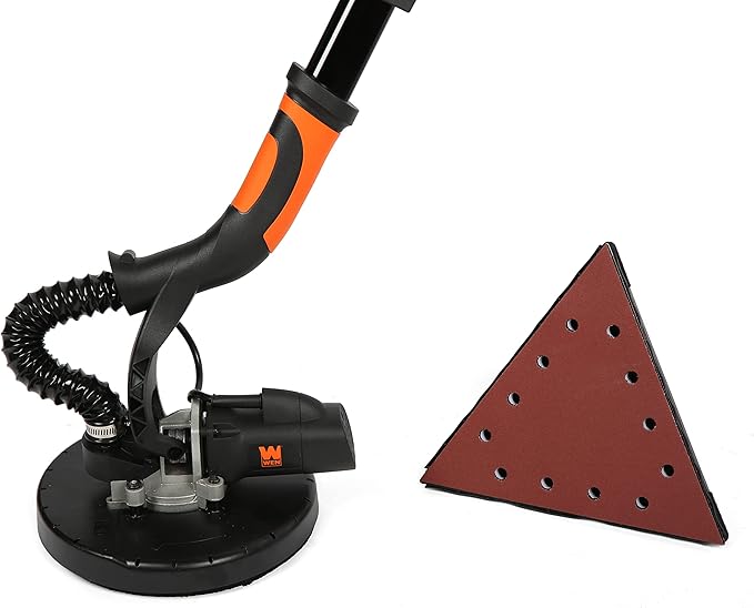 WEN DW5084 5-Amp 2-in-1 Variable Speed Dual-Head Drywall Sander with 15-Foot Dust Hose , Black