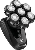 Remington Balder MAX Head Shaver for Bald Men, 7-Head Flexing Rotary Shaving System, Cordless Wet & Dry Head Razor, Waterproof, 70-Min Runtime, Rechargeable