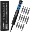 Sharden 27-in-1 Precision Screwdriver Set Multi Bit Small Screwdriver Magnetic Mini Screwdriver Set Pen Style Manual Repair Tool Kit For Eyeglass, Watch, Computer, Jewelers, Laptop, Electronics, Phone