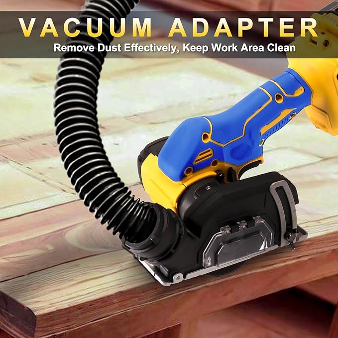 Cordless Cut Off Tool Compatible With DeWalt 20V MAX Battery Compact Saw Brushless with 3" Blades,2 Speed Adjustment Mini Circular Saw19000RPM for Metal/Wood