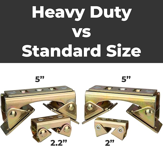 Strong Hand Tools, Magnetic V-Pads Kit, Magnets On Both Pad Face & Bottom, 4 Piece Kit (XDV4: 2 pcs. 2", Pull Force 12 lbs) (XFV4: 2 pcs. 2.2", Pull Force 18 lbs), MVDF44