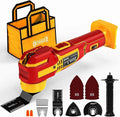 Cordless Oscillating Multi-Tool Compatible with DeWalt 20V Battery(Tool Only),21000 OPM Brushless Motor Power Oscillating Tools,4.5° Swing Angle,Side Battery Layout for Sanding/Cutting/Scraping