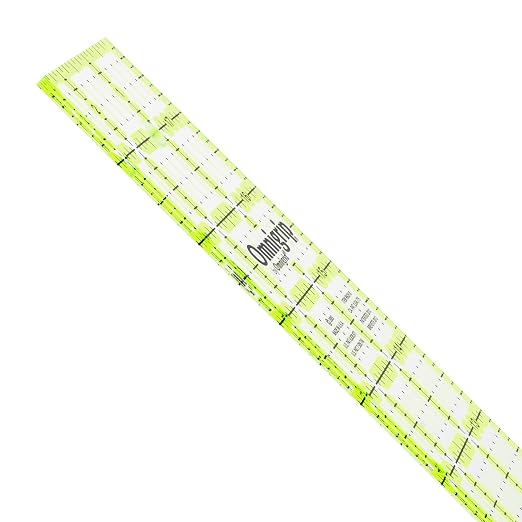Omnigrip RN2518 Non-Slip Quilter's Ruler, 2-1/2 x 18-Inch