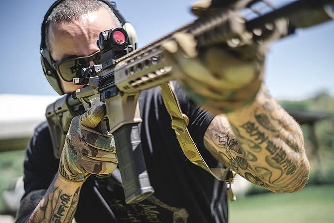 Mechanix Wear Original Tactical Glove - High Performance Anti-Slip Grip Safety Gloves - Impact Resistant & Touchscreen Capable - Large - MultiCam Camouflage