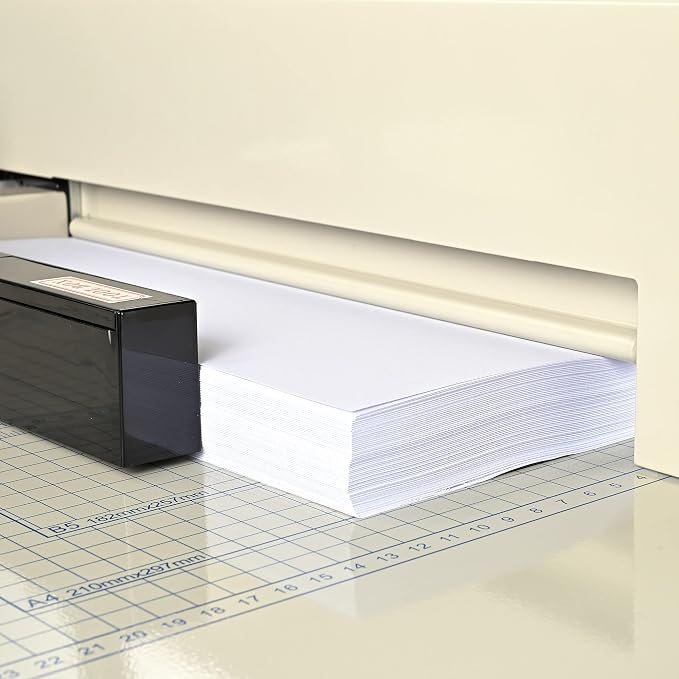 Yescom 12" Paper Cutter Heavy Duty 12 Inch Industrial Commercial Guillotine Paper Cutter 400 Sheet Large Capacity A4-12" Paper Cutter for Office, School, Picture Shop