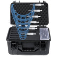 HDLNKAK 0-6 inch Outer Diameter Micrometer Set, 6-Piece high-Precision Micrometer Tool Set, Equipped with 0.0001 inch Scale and Tungsten Carbide tip, Comes with a Sturdy Portable Carrying case.