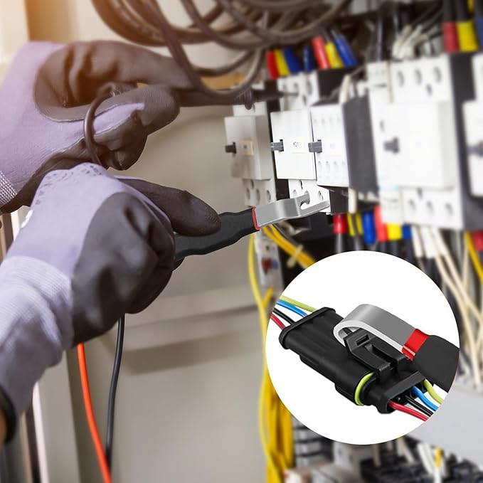 PPZ Electrical Disconnect Pliers Kit 3Pcs,37960,37980,13120,Automotive Electrical Terminal Connector Separator Removal Tool, Electric System Repair Tools,Electrical Connector Removal Tool