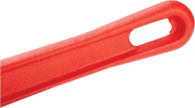 Performance Tool W1133-36B 36 in. Adjustable Steel Pipe Wrench, Red | Heavy duty plumbers wrench. Precision milled and drop forged steel jaws. Durable protective enamel paint