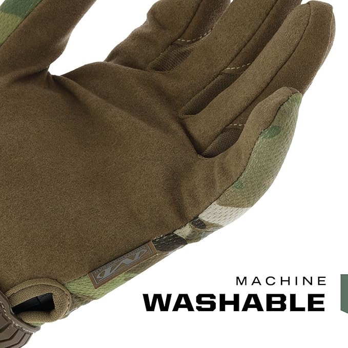 Mechanix Wear Original Tactical Glove - High Performance Anti-Slip Grip Safety Gloves - Impact Resistant & Touchscreen Capable - Large - MultiCam Camouflage