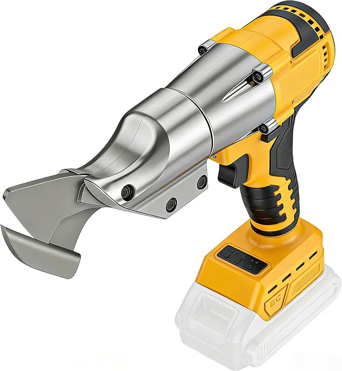 Cordless Metal Shears for Dewalt 20V Max - 14GA Steel Metal Cutter, Electric Metal Shears with 360° Pivoting Head, Brushless Scissors for Stainless Steel, Metal, and Iron Cutting（Tool Only）