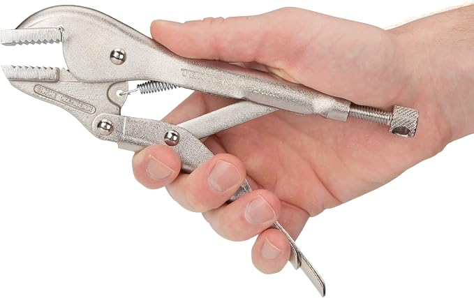 TEKTON 7 Inch Straight Jaw Locking Pliers | PLK00007