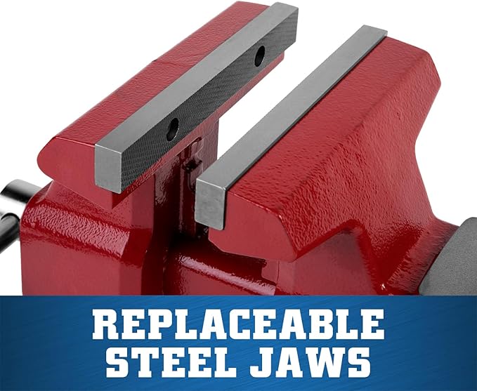 Wilton Utility HD Bench Vise, 8" Jaw Width, 8-1/2" Jaw Opening, 4-1/2" Throat (Model 648UHD)