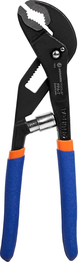 Jonard Tools PPA-7 Pump Pliers with One-handed Automatic Adjustment 1.75” Max Jaw Opening, 7" Length