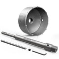 DAYDOOR 4-5/16" (110mm) Concrete Hole Saw with SDS Plus Shank Adapter, Tungsten Carbide Tipped Masonry Hole Saw, Heavy Duty Concrete Core Drill Bit for Brick, Cement Wall, and Stone