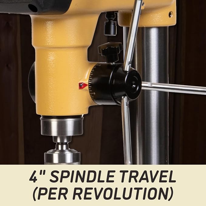 Powermatic 15-Inch Benchtop Drill Press, Variable Speed, 3/4 HP, 115V 1Ph (Model PM2815BT)