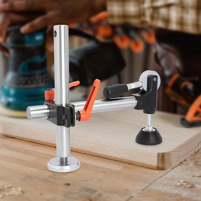 YIYIBYUS Table Saw Presser, Woodworking Manual Clamp Precision Sliding Table Panel Saw Eccentric Press Manual Clamp Metalworking Tool for Woodworking