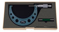 Mitutoyo 103-218 Outside Micrometer, Baked-enamel Finish, Ratchet Stop, 3-4" Range, 0.0001" Graduation, +/-0.00015" Accuracy | Baked-enamel Finish, Ratchet Stop, 0.0001" Graduation, +/-0.00015" Accuracy