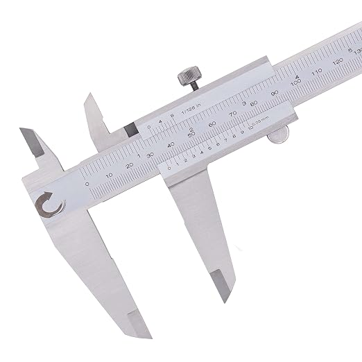 Clockwise Tools Vernier Caliper, DVLR-1205 0-12 Inch/300 mm, Inch (Fraction)/Metric, Stainless Steel