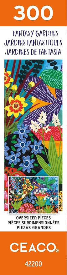 Ceaco - Liselle Larsen - Fantasy Gardens - 300 Oversized Piece Jigsaw Puzzle