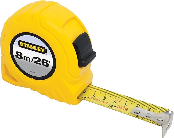 Stanley 30-456 8m/26 x 1-Inch Stanley Tape Rule (cm Graduation)