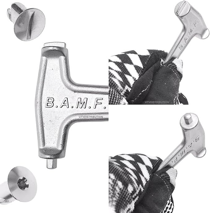 Quick Turn Quarter Fasteners DZUS Tool For Slotted & 3/16" Allen Drive Buttons.