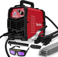 Mini Stick Welder, 200A Portable Welding Machine with 20PCS Rods & Welding Goggles, Small Welder Machine 110V with IGBT Inverter Hot Start for Professionals & DIY Enthusiasts