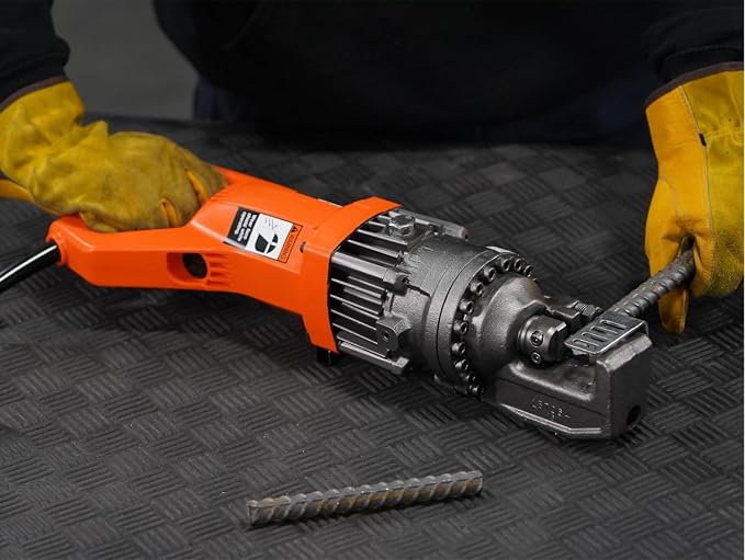 Portable Electric #5 Rebar Cutter w/ D-Handle Grip