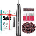 COSLUS C40 Electric Nail Drill File Professional: for Acrylic Gel Dip Powder Nails Portable Nail Drill Machine Kit Manicure Pedicure Tools Polishing Set with Nail Drill Bits Sanding Bands