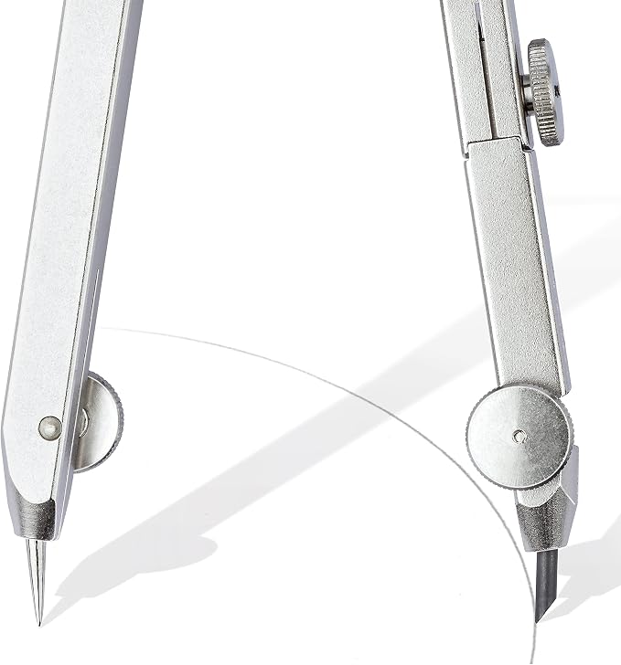 STAEDTLER Mars Comfort Metal 6" Compass Set with Case, Adaptor & Lead