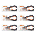 Slice 10503 Box Cutter, Retractable, Utility Knife, Finger Friendly edge, Stays Sharp up to 11x Longer Than Metal , 6 Pack