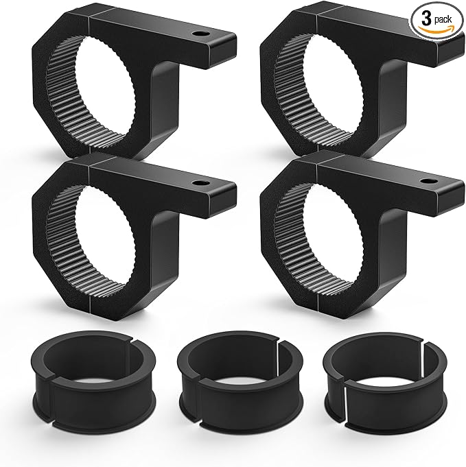 Nilight 4PCS Roll Bar Clamps Mounting Brackets for LED Lights Pods