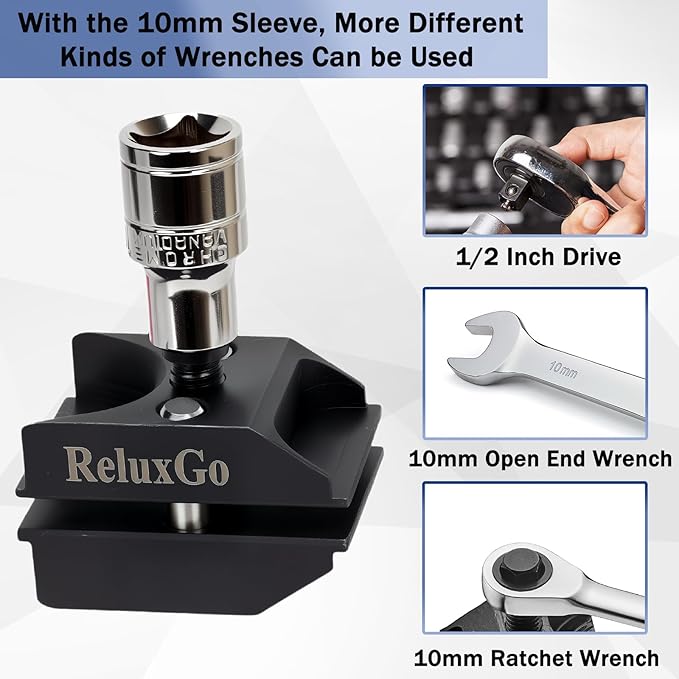 ReluxGo Universal Suspension Strut Split Hub Steering Knuckle Spreader Tool, Strut Spreader Tool, Compatible with Volkswagen Audi BMW Ford Peugeot Citroën