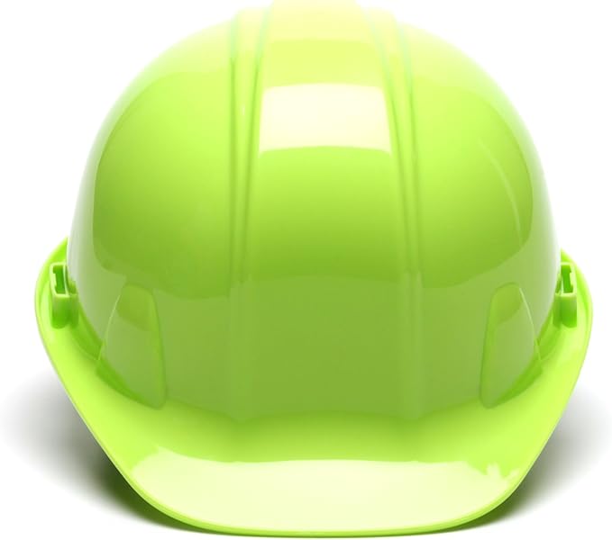 Pyramex Safety SL Series Full Brim Hard Hat 4-Point Ratchet Suspension