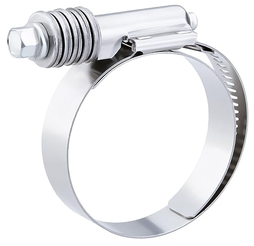 5 Pack Breeze CT-300L Heavy Duty Constant Torque Liner Clamp with Stainless Screw Effective Diameter Range: 2-1/4" - 3-1/8" (57mm - 79mm)