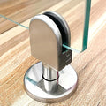 Fixed & Adjustable Glass Support Bar, Ceiling to Glass Screen Brace Arm