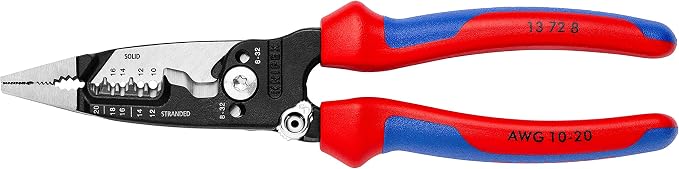 KNIPEX Tools 13 72 8 Forged Wire Stripper,8-Inch,(Pack of 2)