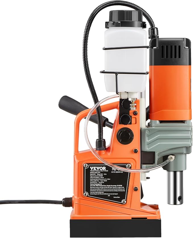 VEVOR Mag Drill Press, 1300W 1.57" Boring Diameter, 2922lbf Power Portable Magnetic Drill, 810 PRM, Electric Drilling Machine for Metal Surface, Industrial and Home Improvement