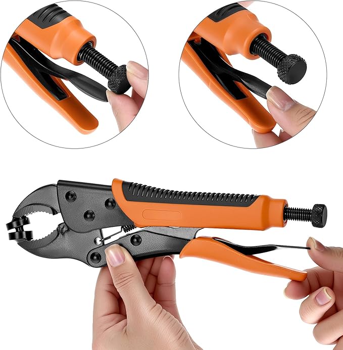 QWORK Heavy Duty Snap Fastener Tool kit, Snap Button Tool with 3 Dies and 40 Sets 15mm Buttons, Boat Cover Snaps, for DIY Cover Leather Buckle Repair