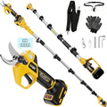 2-In-1 Electric Pruning Shears Set Compatible with Dewalt 20V Battery, 6.9FT Adjustable Pole Pruner with 1.2" Cut Brushless Electric Branch Cutter for Gardening & Tree Trimmer (No Battery)