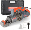 5/8 Inch Electric Hydraulic Rebar Cutter, Portable Rebar Cutter, Cutting up to 4-16mm #5 Rebar, Cutting Speed 1-1.5S 1000W RC16B (Grey + Orange)