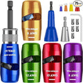 Wire Stripper Twister Tool for Drill,2026 Upgraded Wire Stripping Tool & Wire Twisting Connector for Cutters 6-14 AWG,8 In 1 Professional Electrician Twister Stripping with 70 PCS Wire Nut 5 PCS Blade