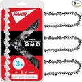 KAKEI Chainsaw Chain 20 Inch .325" Pitch .050" Gauge 81 Drive Links- 23RS 81 Fits Stihl (POST 2023 .050" Gauge) MS271 Farm Boss, MS291, MS261 and More (3 Chains) - Full Chisel