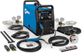Miller 907757 Multimatic 220 AC/DC Multiprocess Welder - Versatile Multi-Process MIG, Flux-Cored & TIG Welder Machine - Portable Welding Machine with MIG Gun, TIG Torch & Multi-Voltage Plug 120V&240V