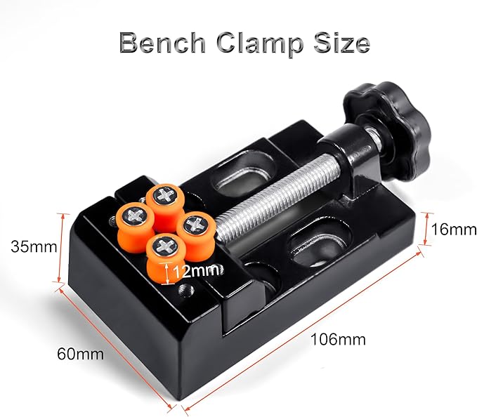 Mini Drill Press, Benchtop Portable Electric Drilling Machine, CNC 795 Motor, B10 Chuck, for Metal, Wood, Jewelry, DIY Crafts (yellow)