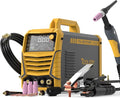 TOOLIOM 220A Cold TIG Welder with DC Pulse, 7 In 1 Cold Spot Lift TIG/Stick Welder with IGBT Inverter, 110&220V Welding Machine with Large Digital Display 2T/4T/4T Repeat Mode TIG Welding Equipment