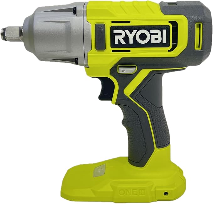 RYOBI PCL265 18V ONE+ Cordless 1/2 in. Impact Wrench Bare Tool (Renewed) | Battery and Charger Sold Separately - (Renewed)
