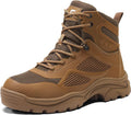 Steel Toe Boots for Men Work Boots for Men Breathable High Top Work Shoes Lightweight Indestructible Safety Shoes Industry Construction Safety Footwear
