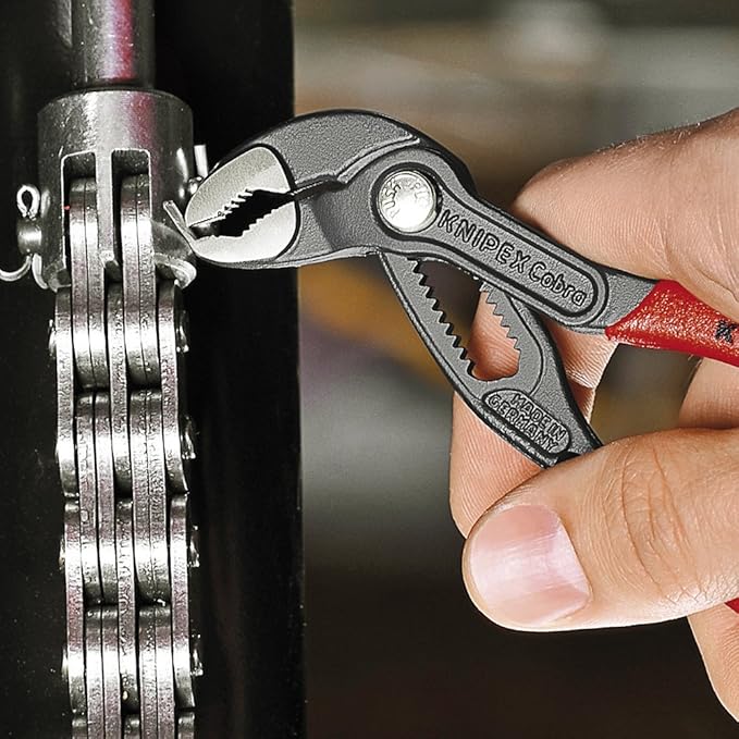 KNIPEX Pliers Wrench (86 03 125) and Water Pump Pliers (8701125) Tool Set